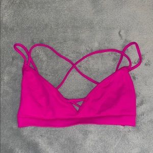 pink free people bra